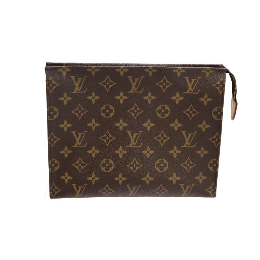Louis Vuitton Pochette Toilette Clutch Monogram Brown